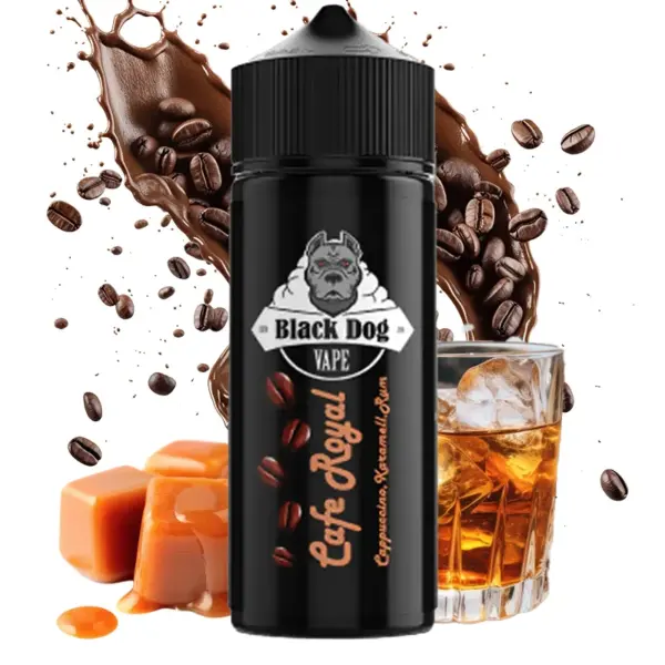 CAFE_ROYAL_10ML_LONGFILL_BLACK DOG VAPE